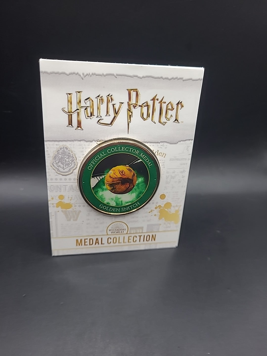 Harry Potter Medal Coin Collection - Artefacts And Spells - Golden Snitch 