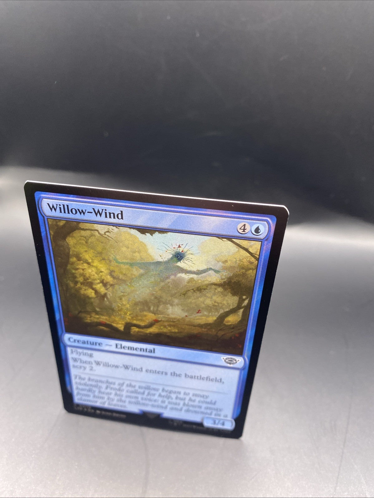 MTG Willow-Wind (Foil) [Tales of Middle-Earth, Near Mint] + Regular Card