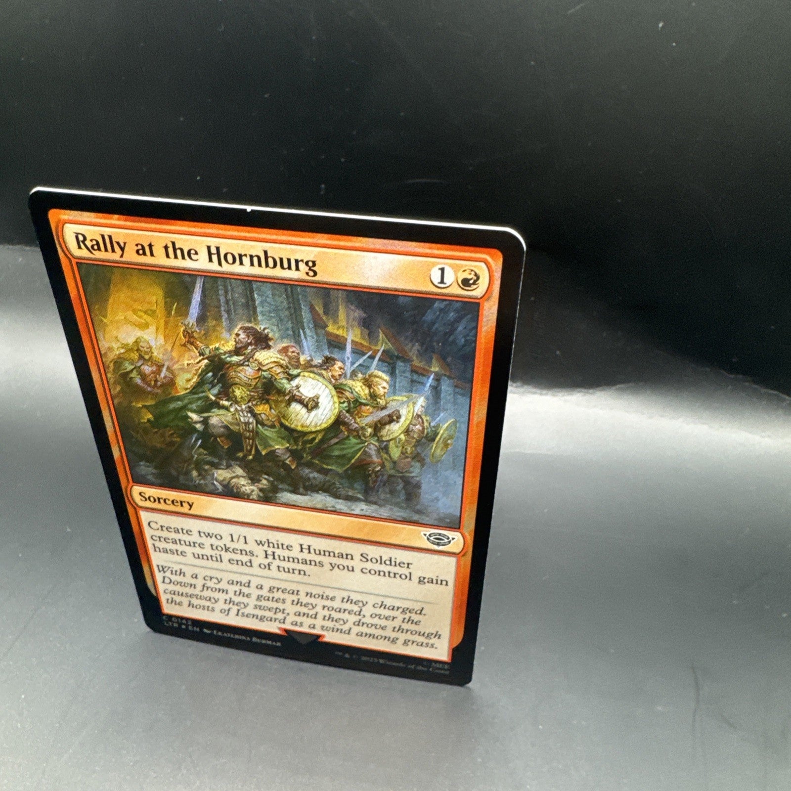 [MTG] Rally at the Hornburg (Foil) C0142 + 1 Regular Card
