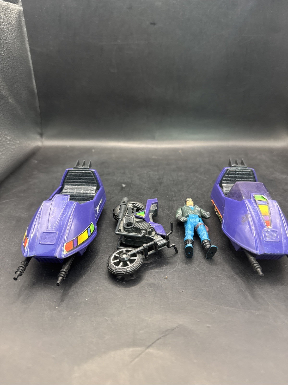 Kenner MASK Piranha side car, bike And Figure  M.A.S.K Venom Vintage 1985