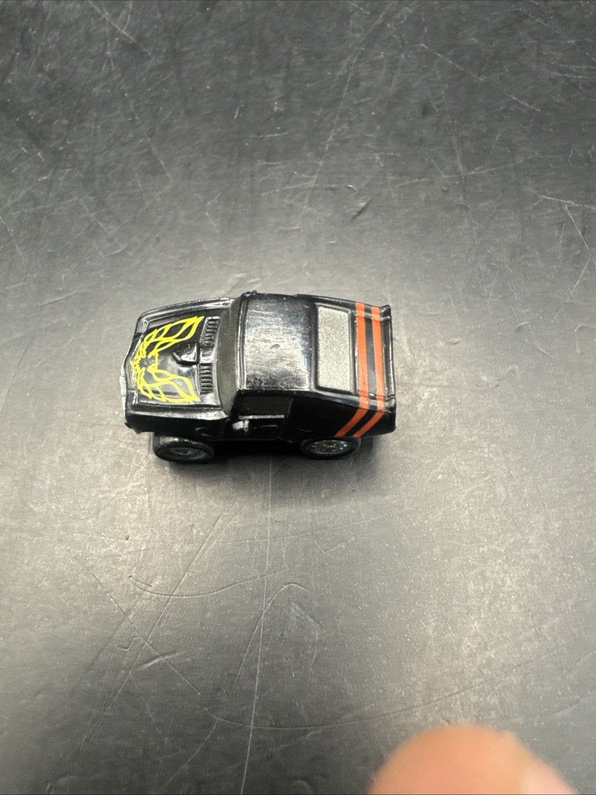 Vintage Micro Machines 1973 Pontiac Fire Bird Trans Am Black Red Stripes Galoob