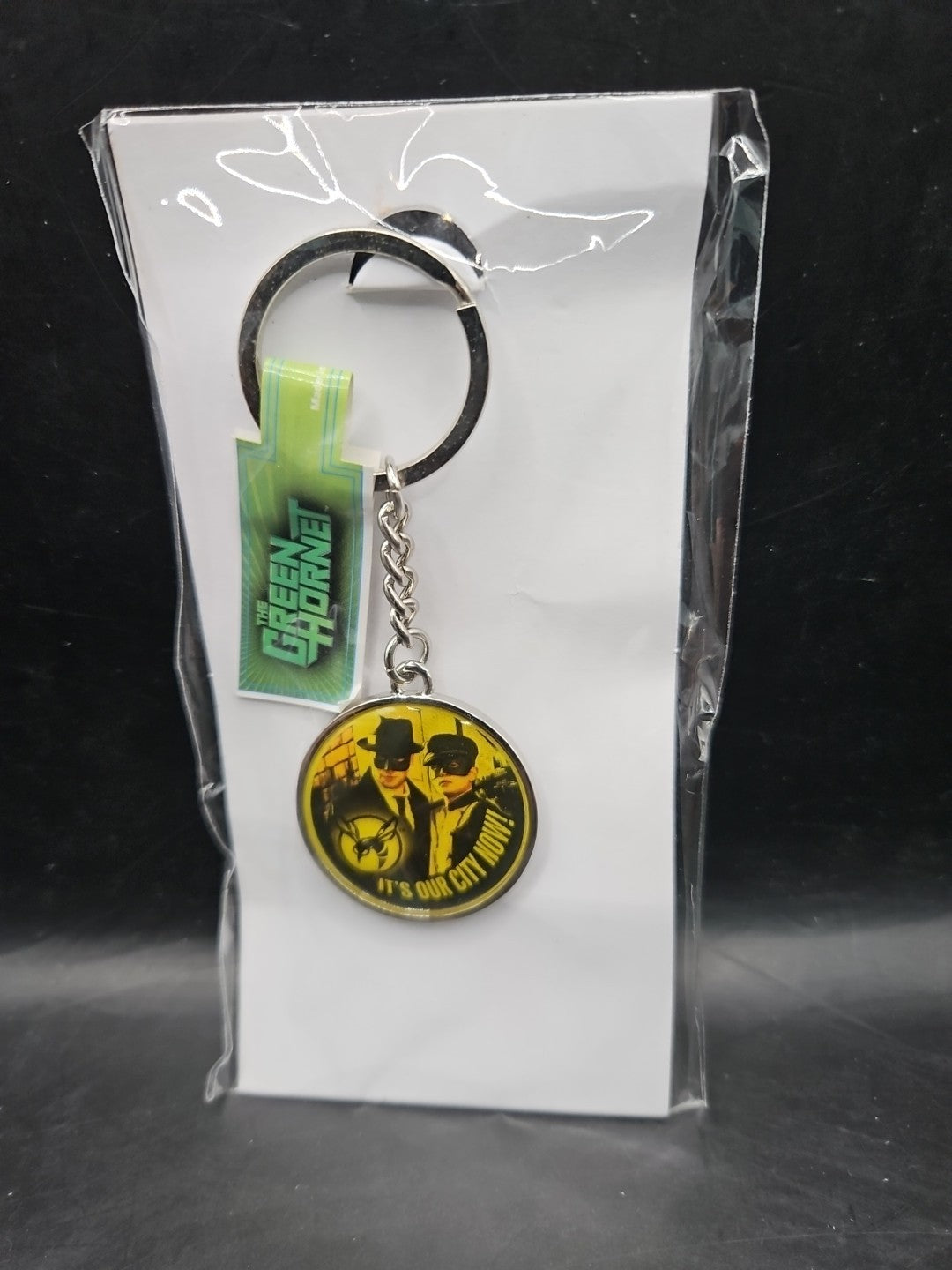 The Green Hornet Metal Keyring - Brand New - Underground Toys
