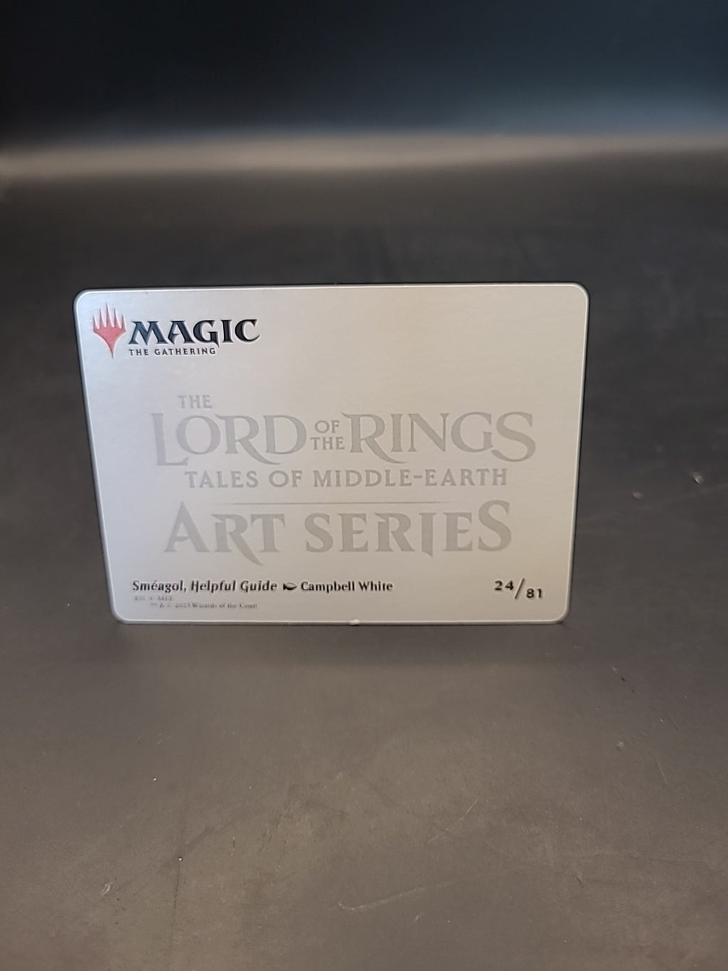 MTG Smeagol, Helpful Guide ART Series: The Lord of the Rings (24/81) Lotr Magic