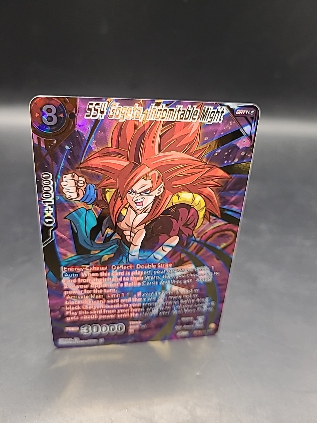 SS4 Gogeta, Indomitable Might BT18-143 SPR - Dragon Ball Super Card