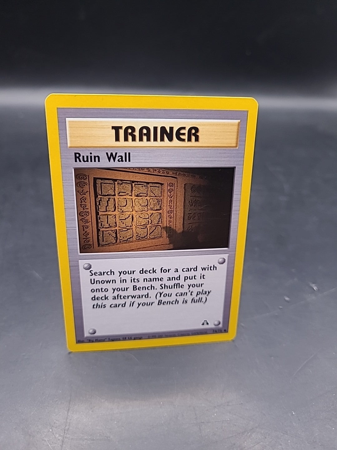 Ruin Wall 74/75 - Neo Discovery - Uncommon - Pokemon Card TCG Near Mint