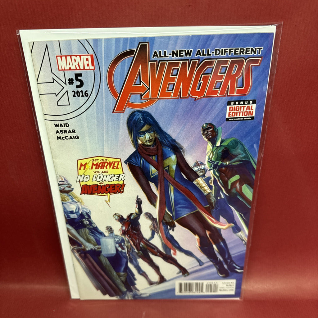 ALL-NEW, ALL DIFFERENT AVENGERS #5 Ms. Marvel Comics 2016