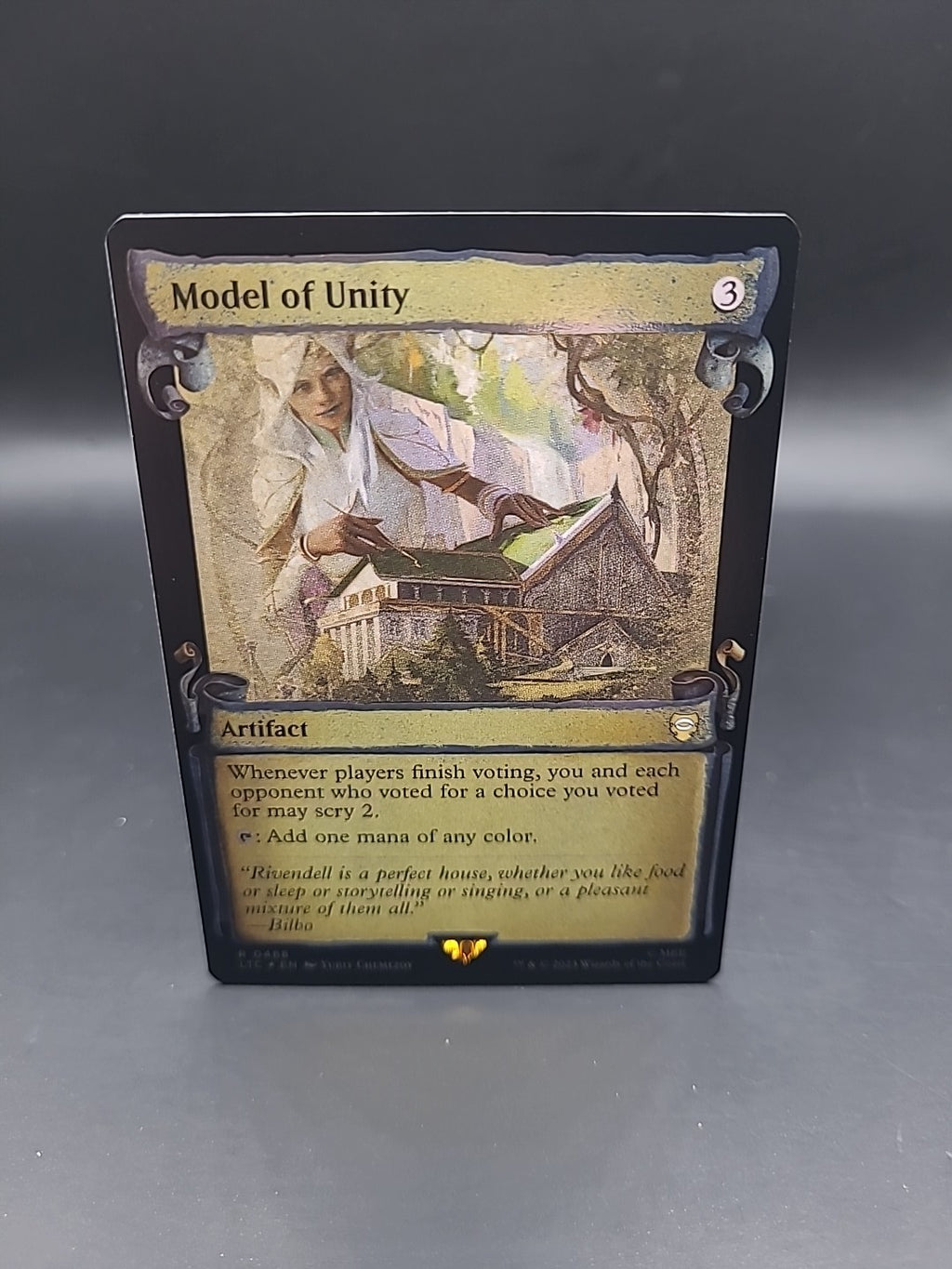 MTG Lord of the Rings Model of Unity (Showcase Scrolls) Foil NM/M LTR