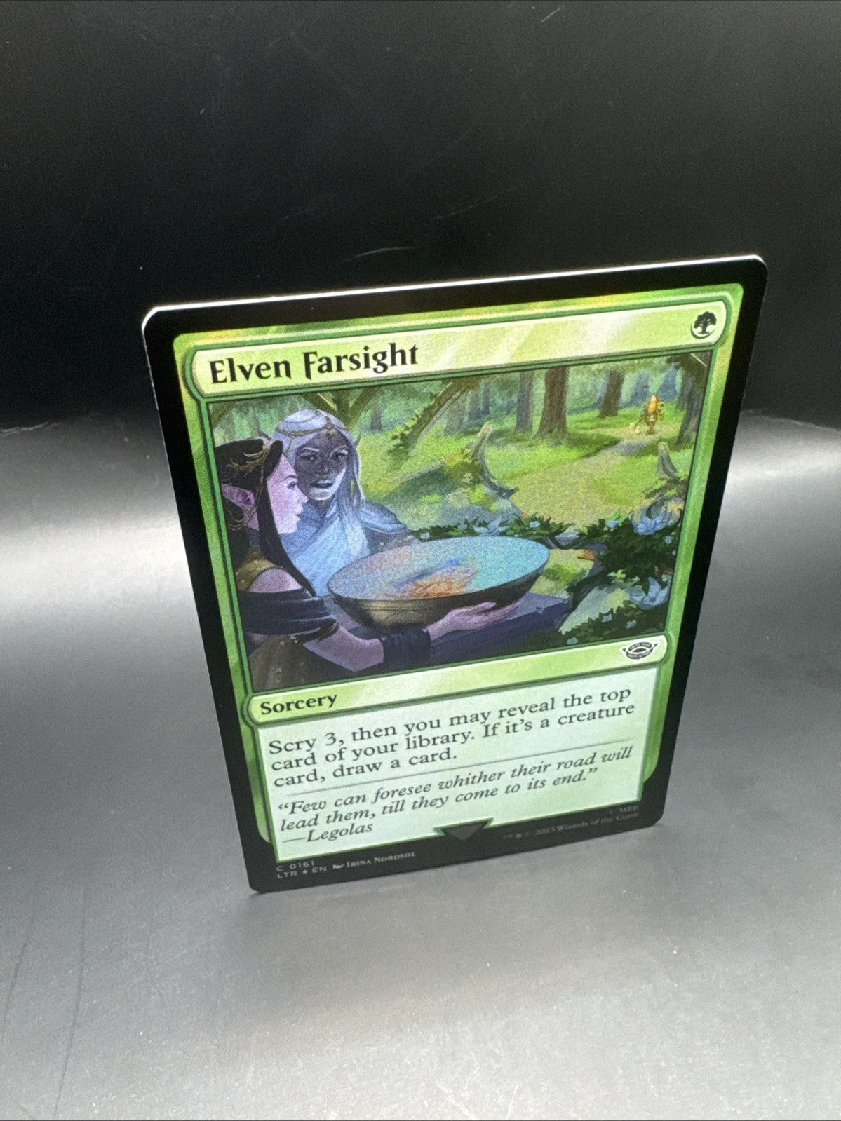 MTG Elven Farsight (Foil) [Tales of Middle-Earth + 1 Regular Card C0161