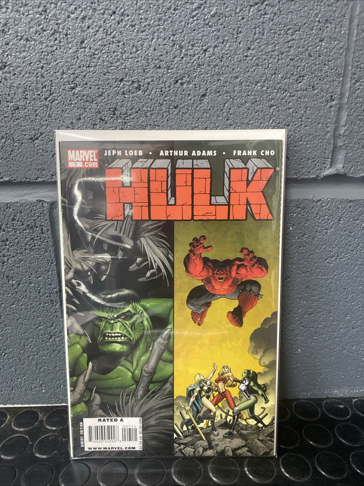 Hulk #7 Marvel Comics Jeph Loeb Arthur Adams Frank Cho