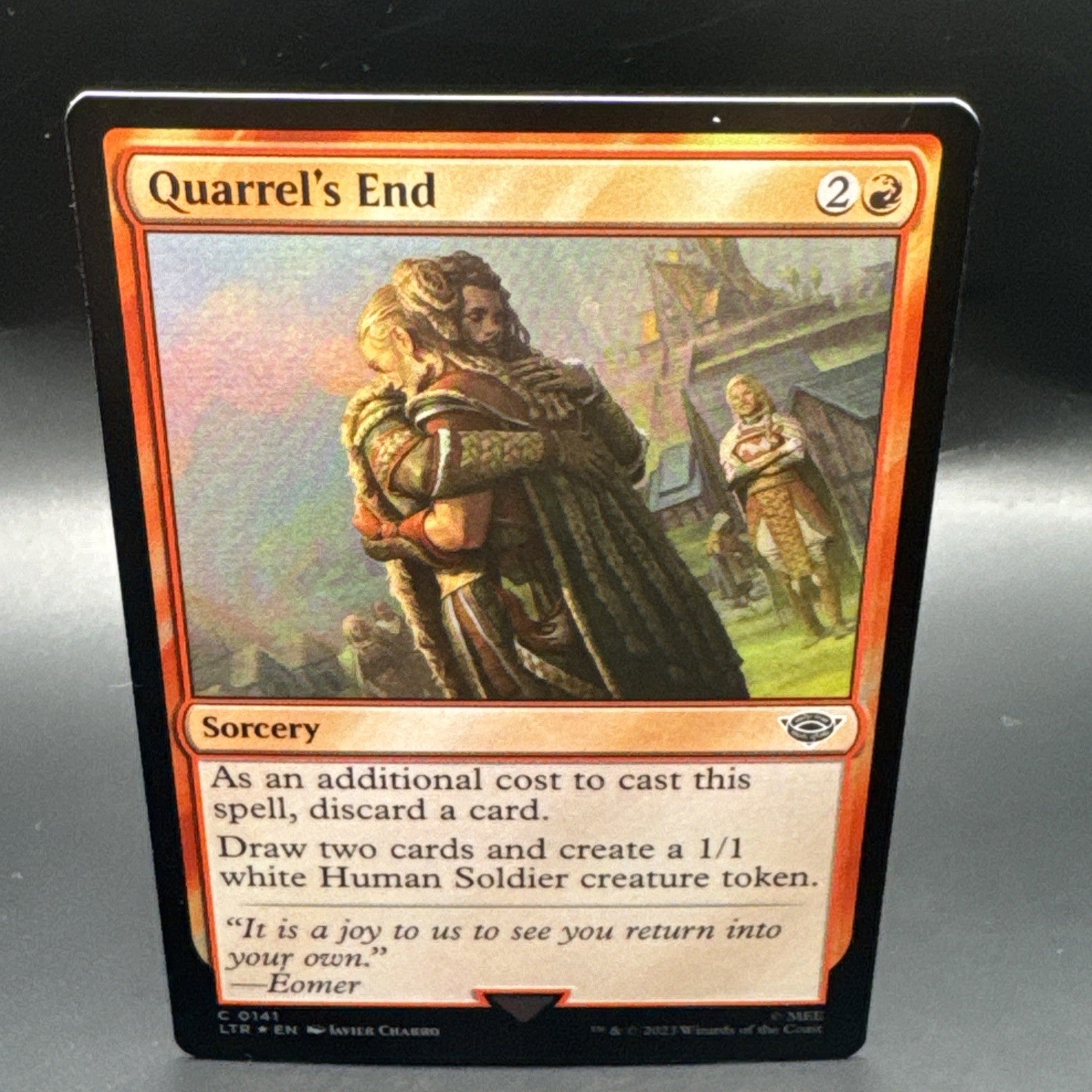 Quarrel's End Foil - LTR - Mtg Card C0141 + 1 Regular Card
