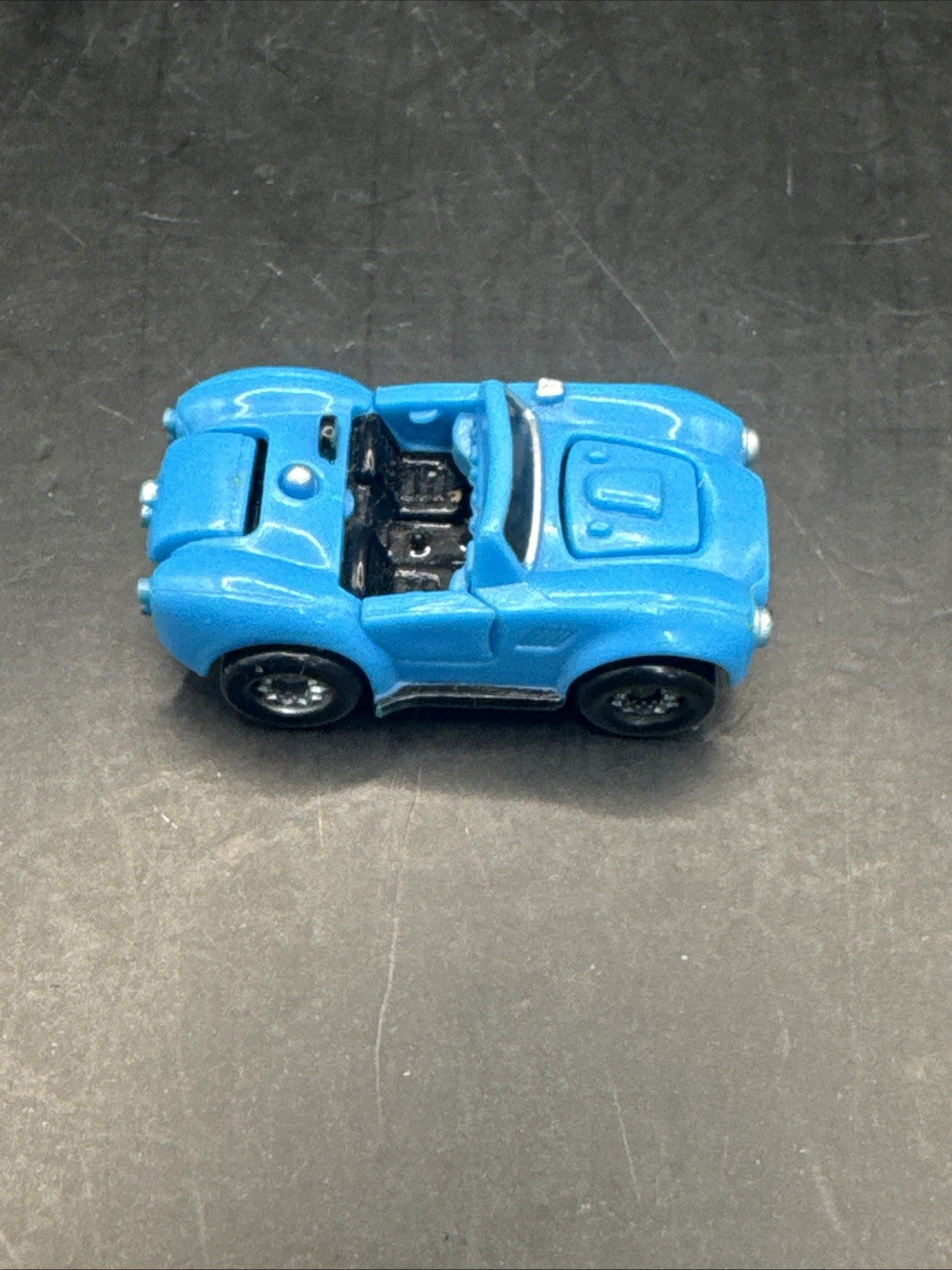MICRO MACHINES GALOOB 1988 DELUXE SHELBY COBRA BLUE MINIATURE CAR VINTAGE TOY 