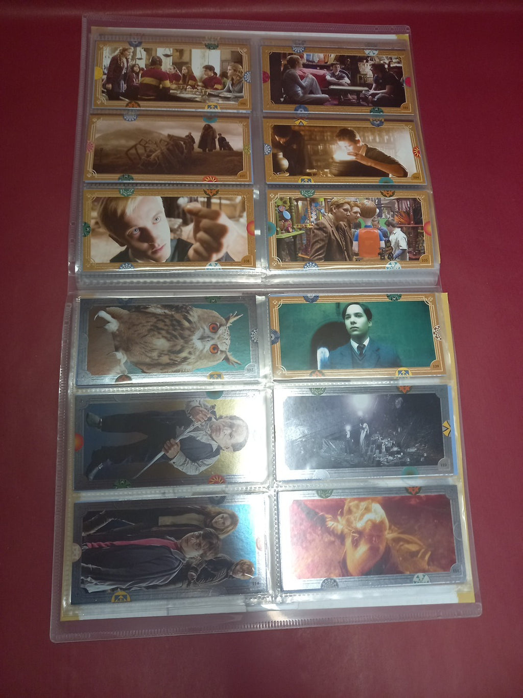 Harry Potter (Contact) Trading Card Album Complete With 140 Trading Cards 