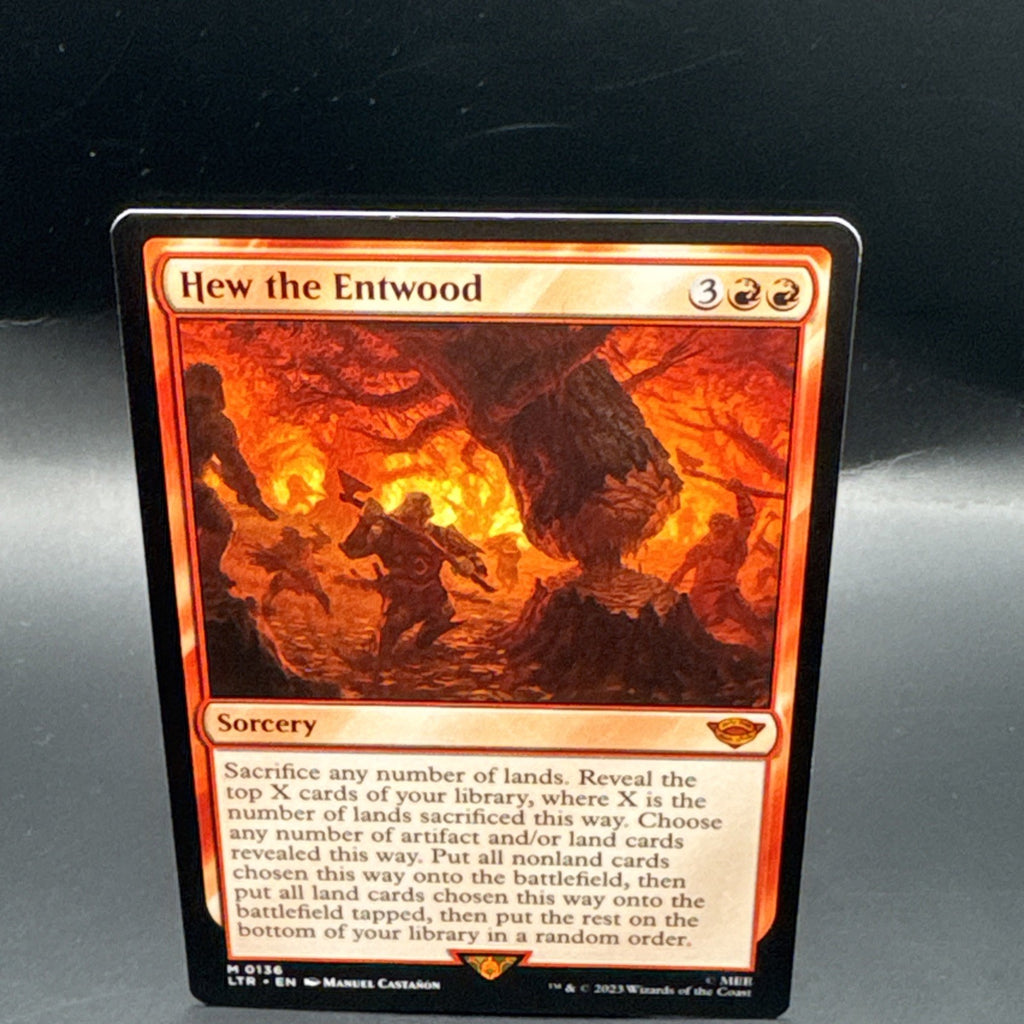 Hew the Entwood, Lord of the Rings, MTG