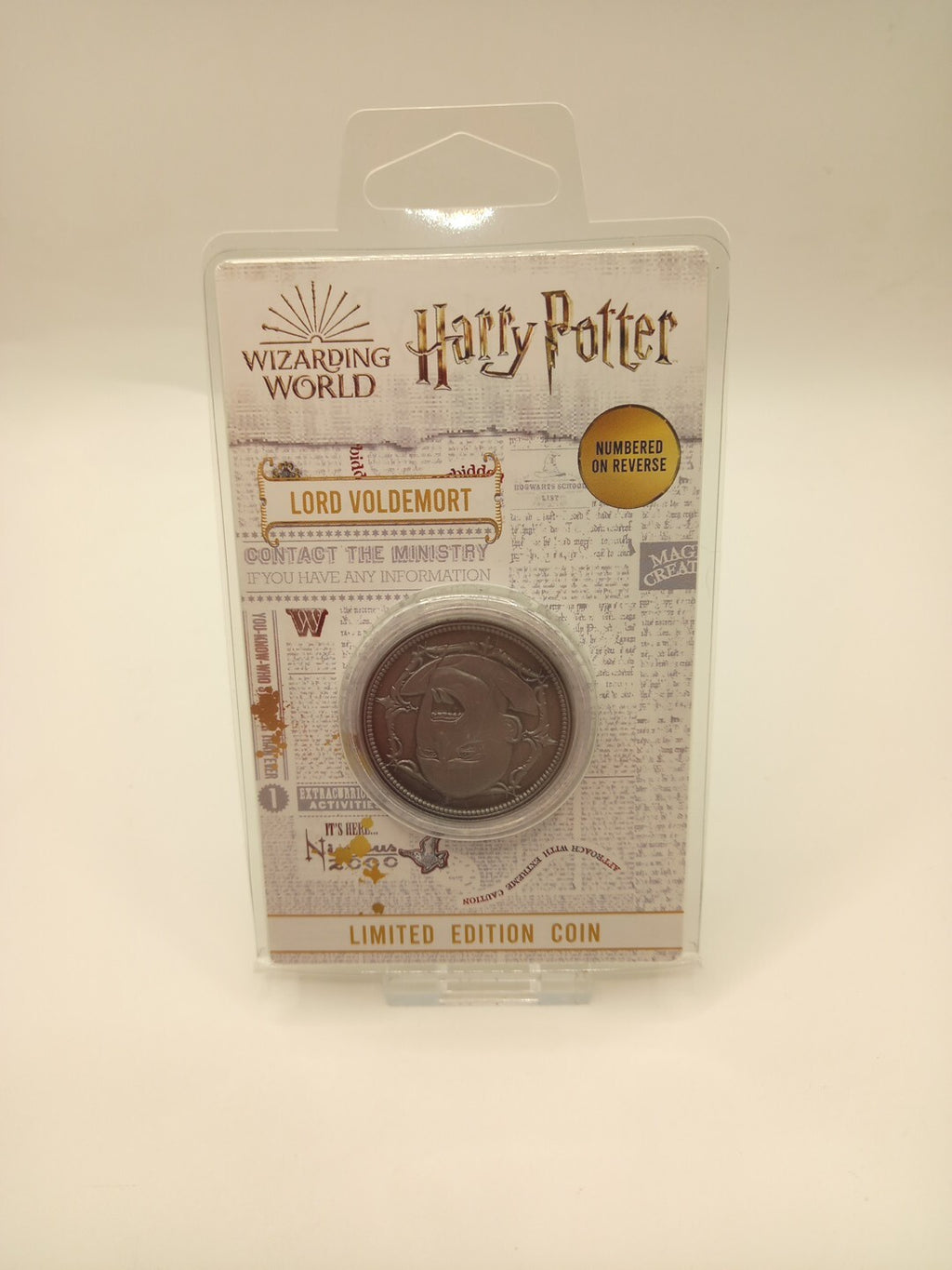 Harry Potter Lord Voldermort Limited Edition Coin - Only 9995 Worldwide