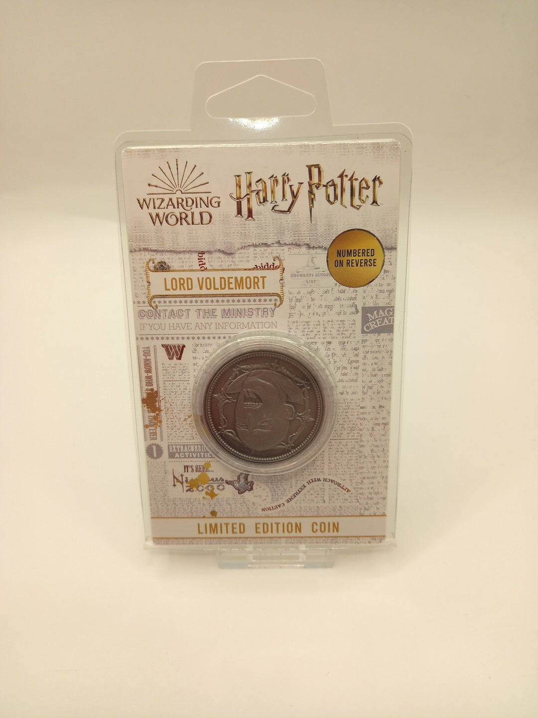 Harry Potter Lord Voldermort Limited Edition Coin - Only 9995 Worldwide