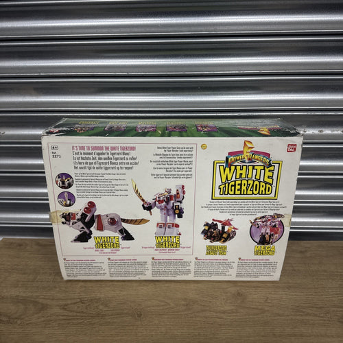 1994 Original Bandai Mighty Morphin Power Rangers White Tigerzord With Manual