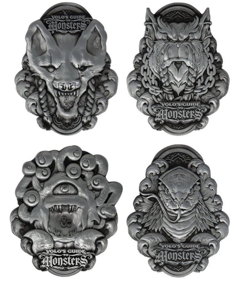 Dungeons & Dragons Medallion Set Volo's Guide to Monsters Limited Edition