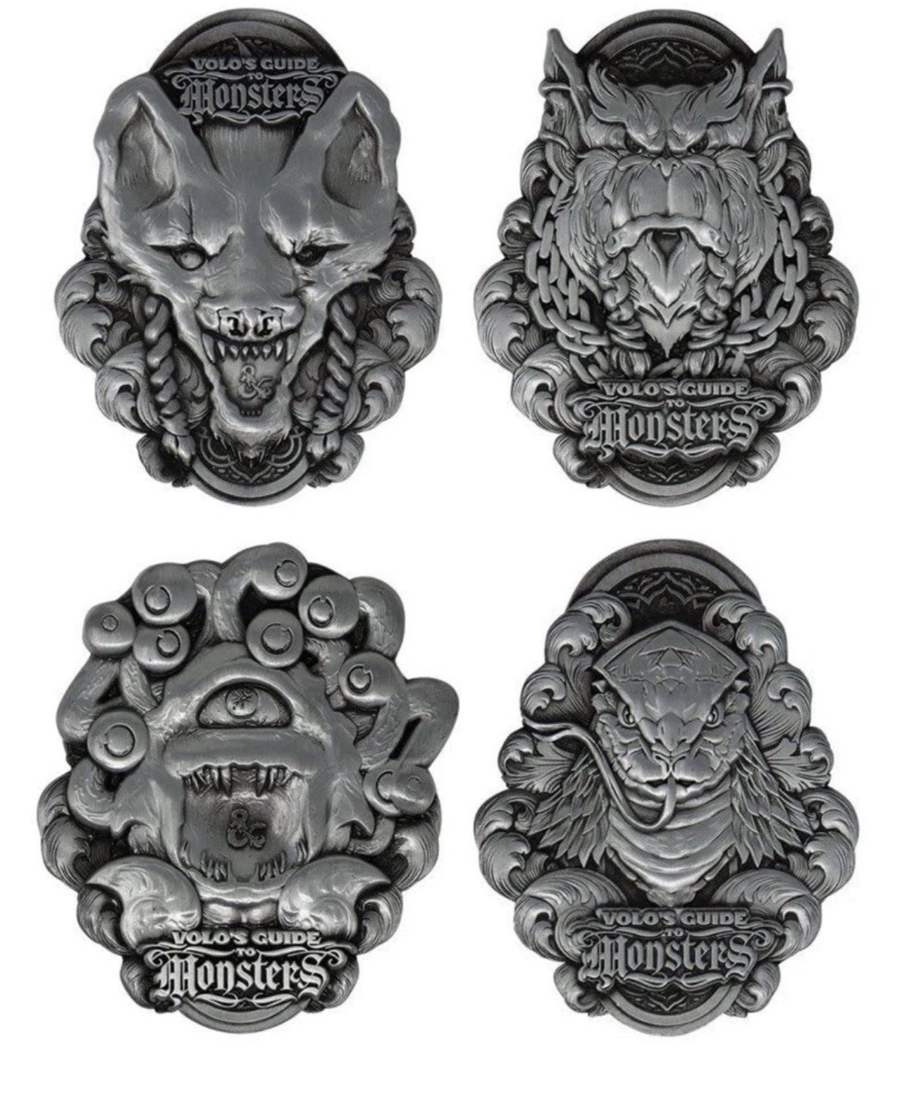Dungeons & Dragons Medallion Set Volo's Guide to Monsters Limited Edition