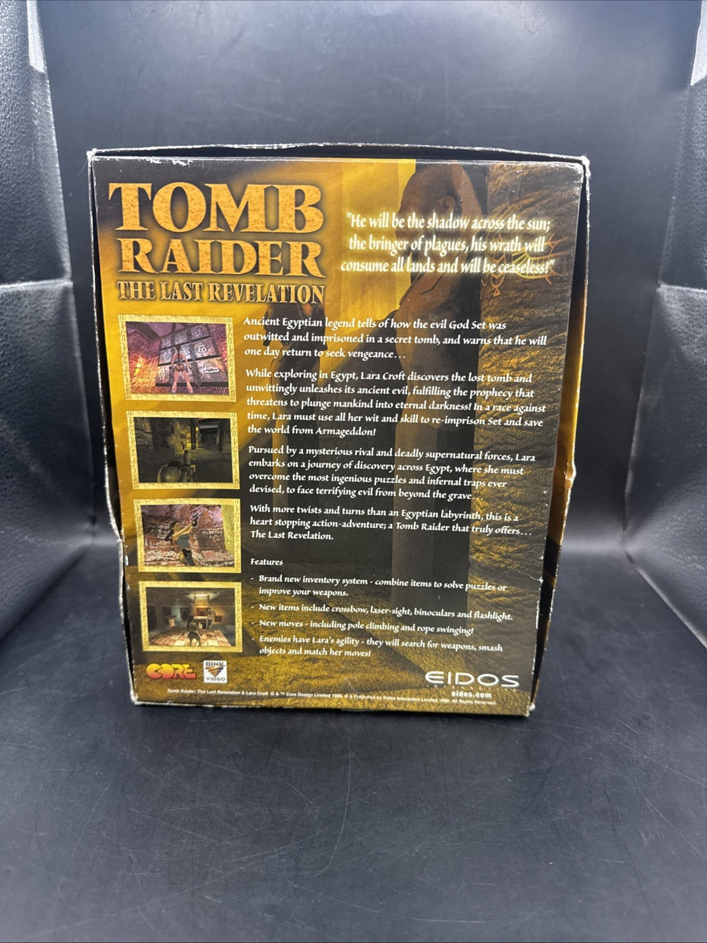 TOMB RAIDER THE LAST REVELATION PC Game Big Box