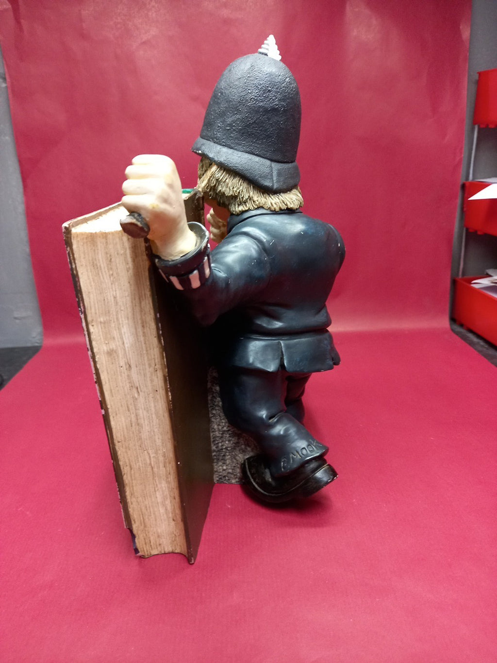 Police and Thief Bookends by Peter Mook -  READ DESCRIPTION 