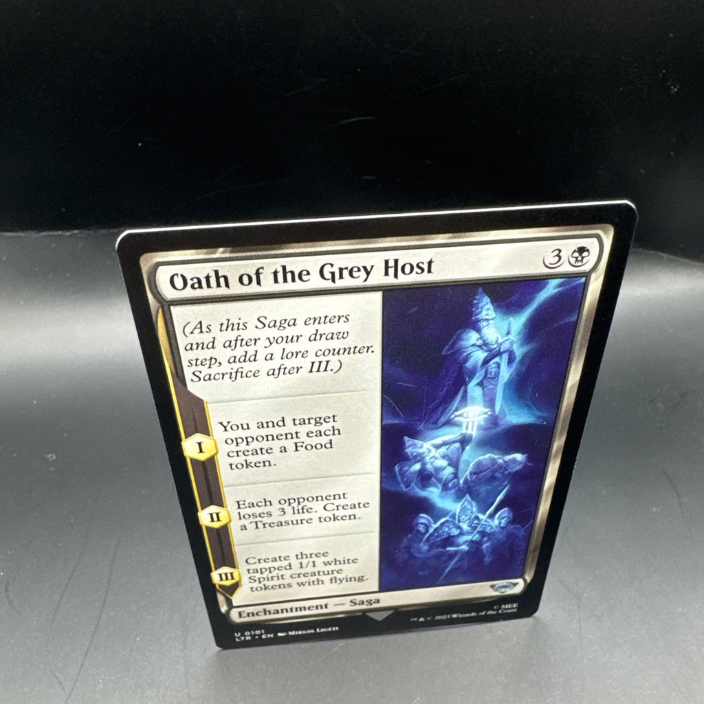 MTG Oath Of The Grey Host (FOIL) 0101 Lord of the Rings M/NM Free UK P&P