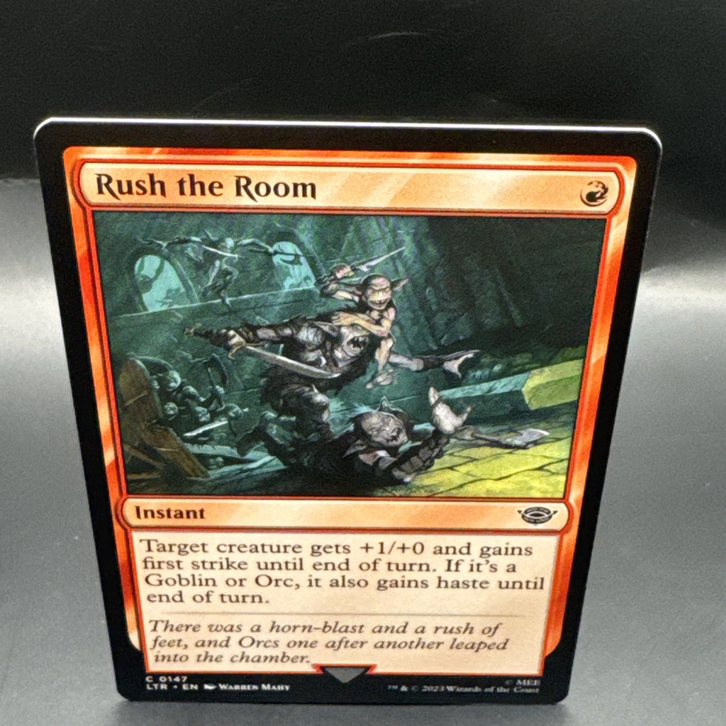 MTG Rush the Room (Foil) Lord of the Rings C0147 + 1 Regular Card