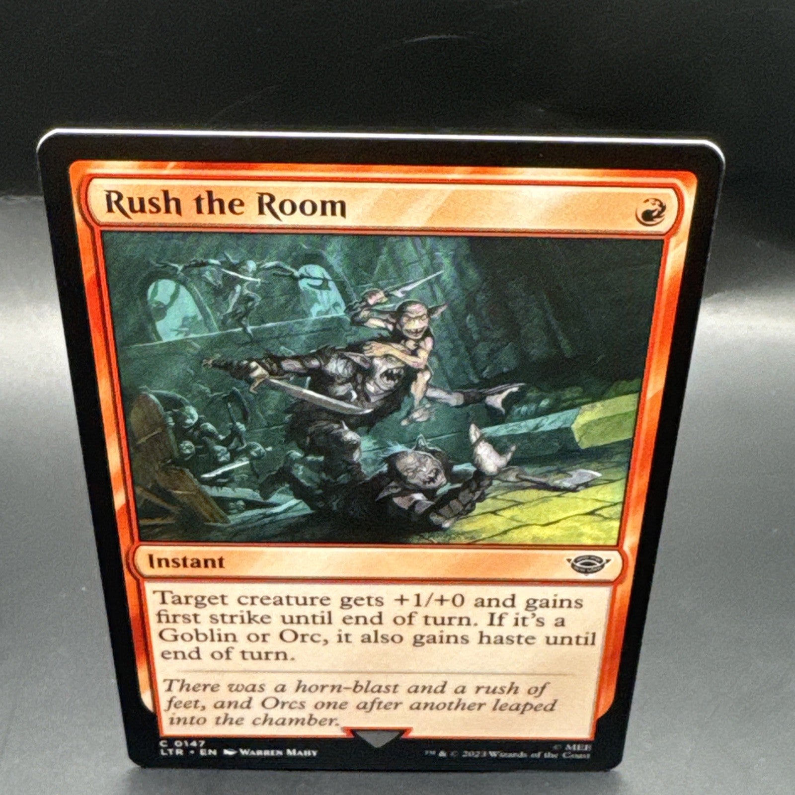 MTG Rush the Room (Foil) Lord of the Rings C0147 + 1 Regular Card