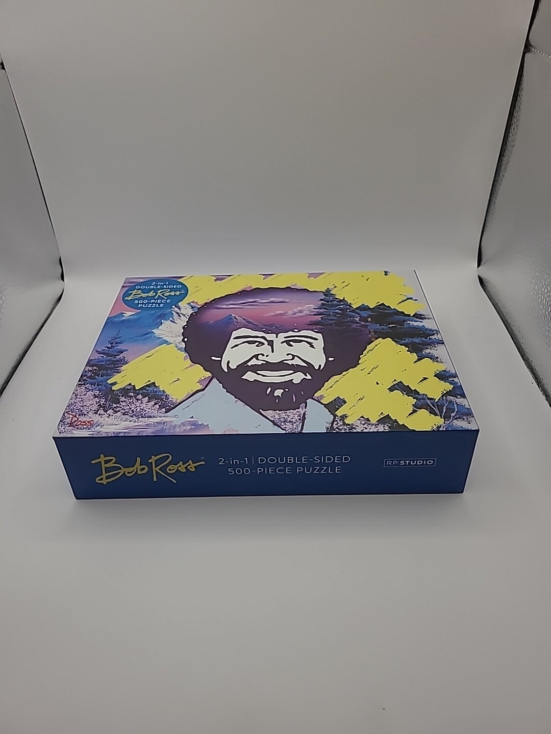 Bob Ross 2-in-1 Double Sided 500-Piece Puzzle by Robb Pearlman