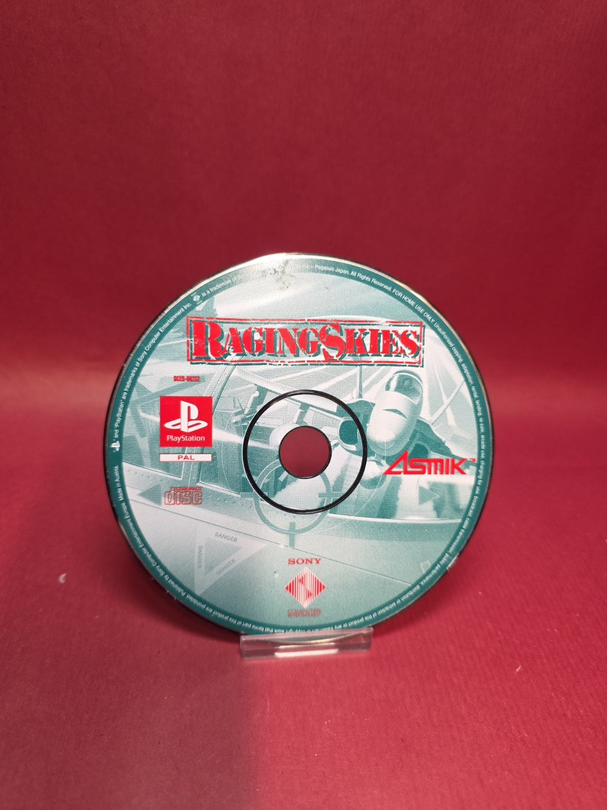 Raging Skies Ps1 No Manual Or Front Case
