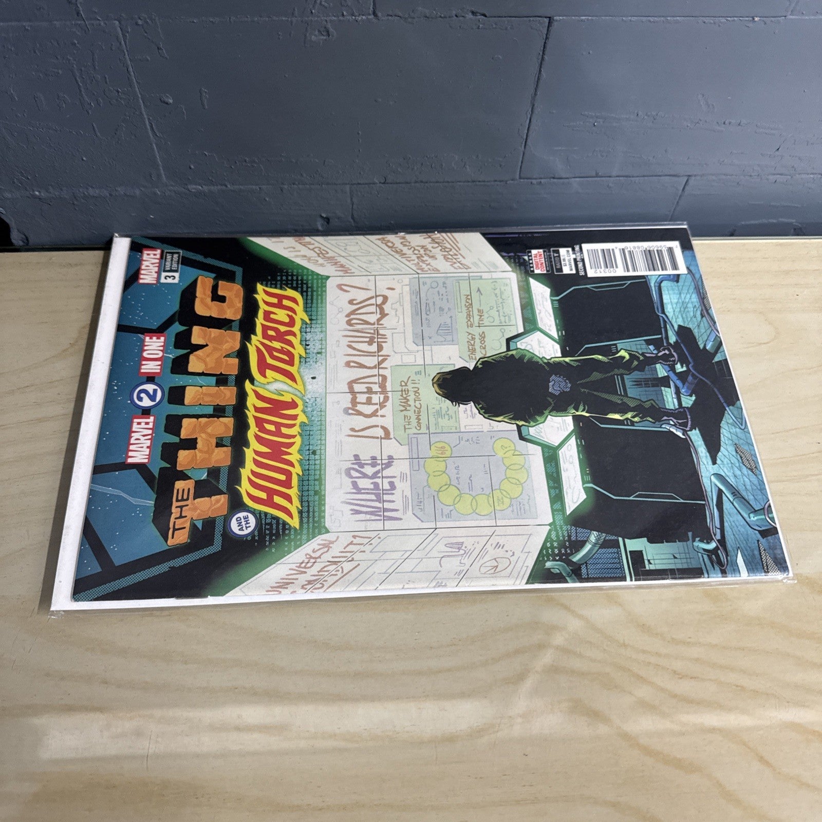 Marvel 2 In 1 Thing And The Human Torch #3 Variant 2nd Printing Schiti 2018