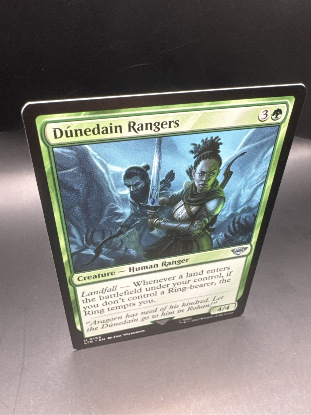 Dunedain Rangers Foil MTG U0159 + 1 Regular Card
