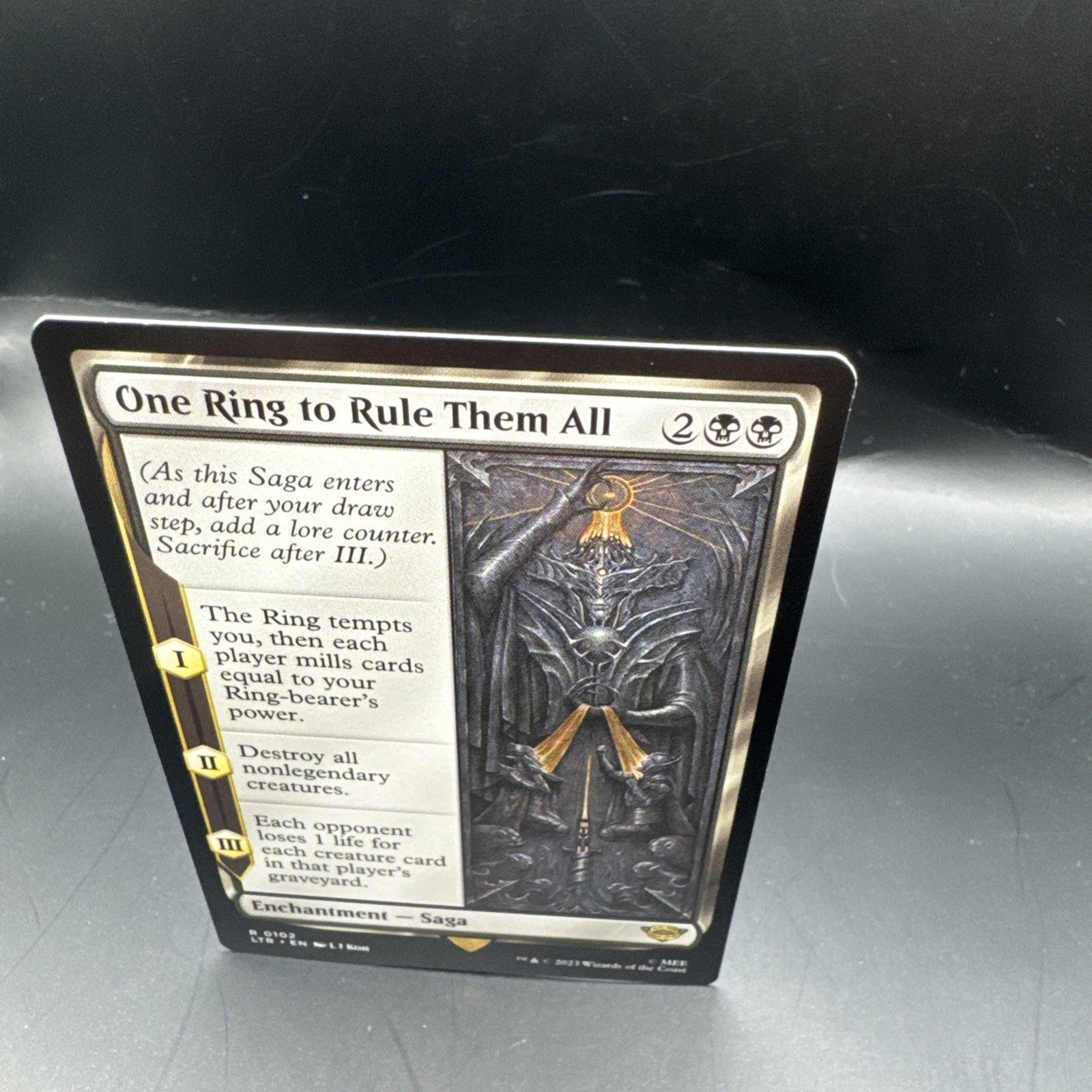 One Ring to Rule Them All / Magic MTG / Lord of the Rings - Rare - NM
