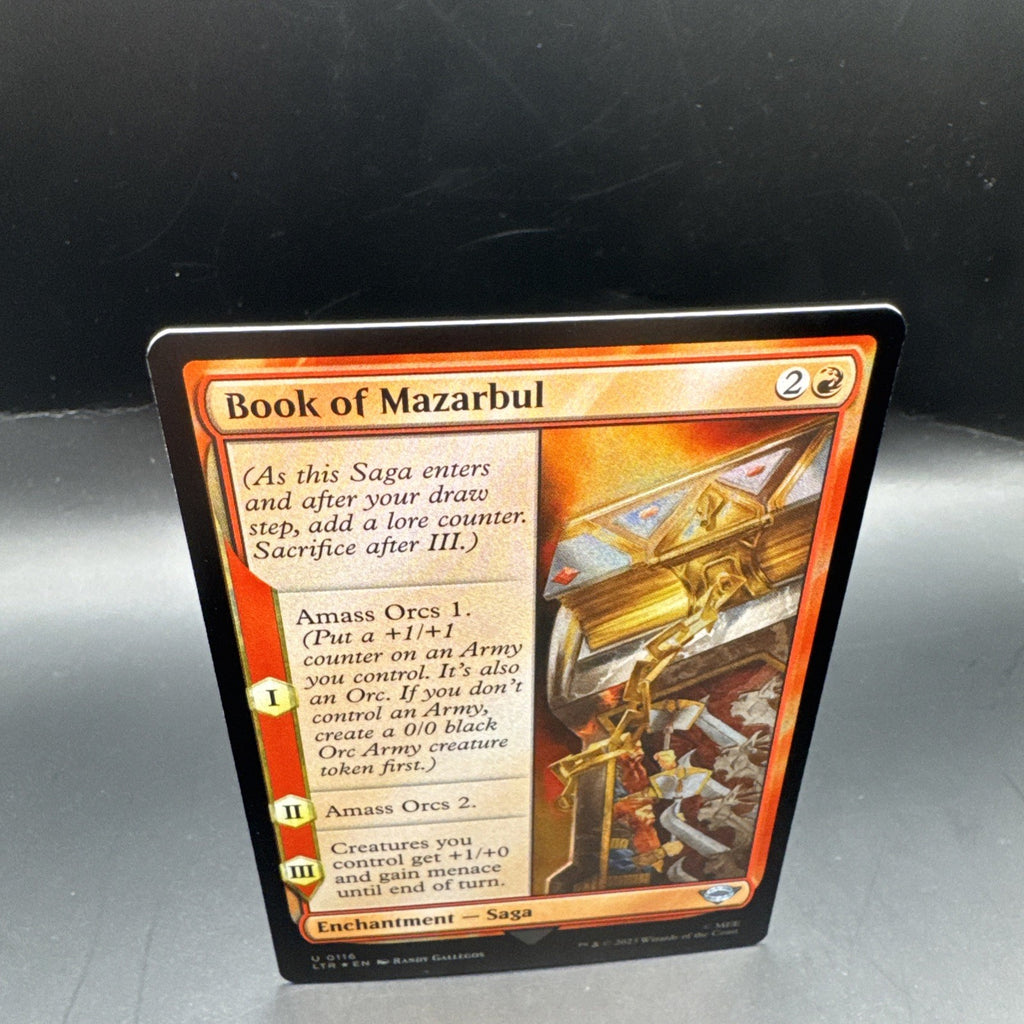 Book of Mazarbul FOIL U0116 MTG Lord Of The Rings