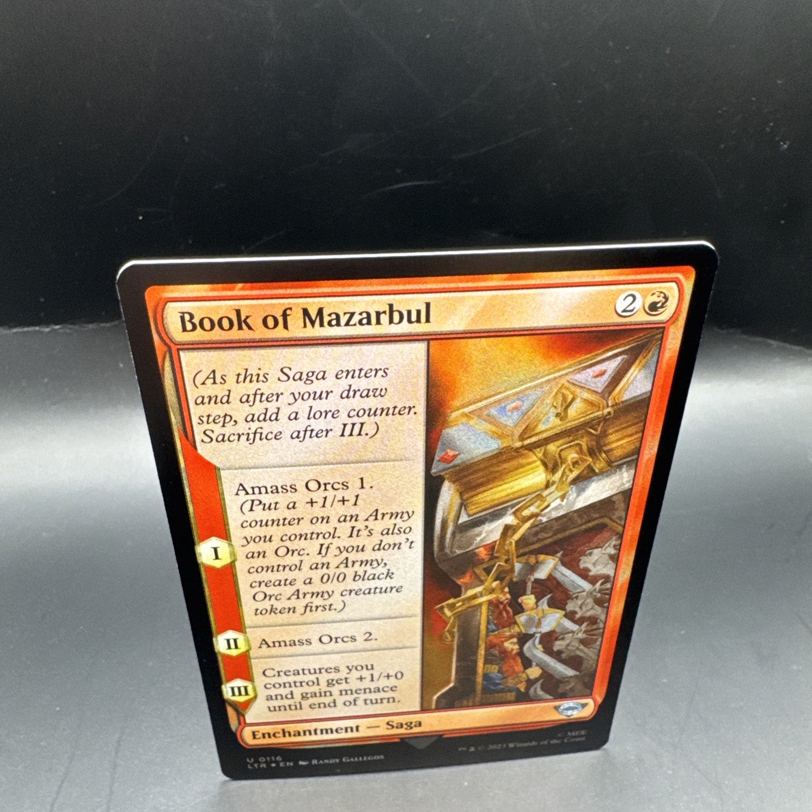 Book of Mazarbul FOIL U0116 MTG Lord Of The Rings