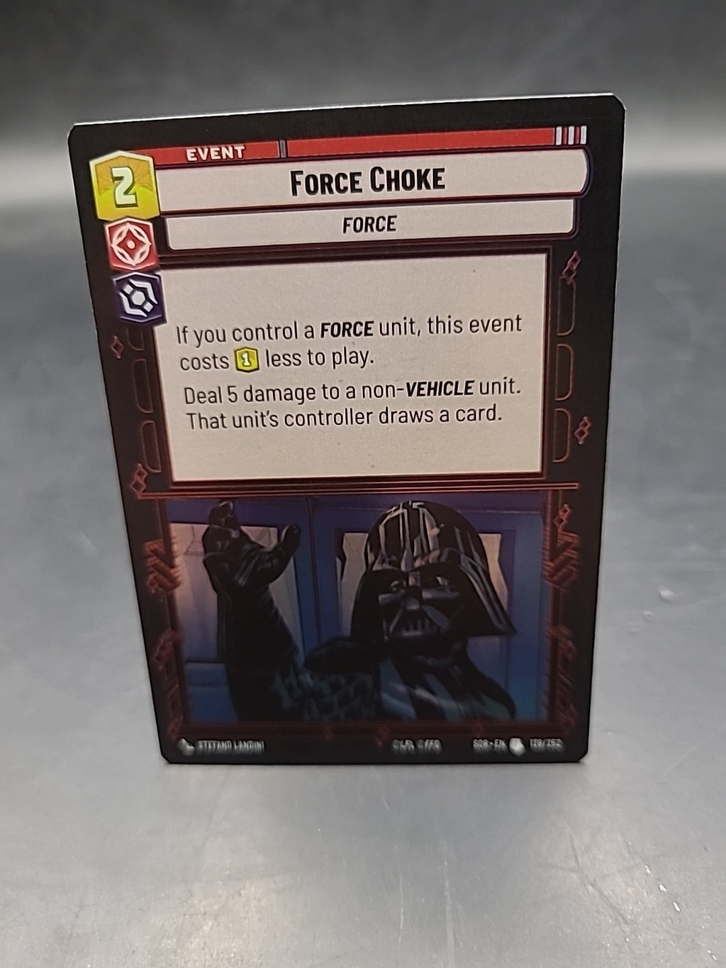Star Wars Unlimited - Force Choke 139/252 FOIL - SOR