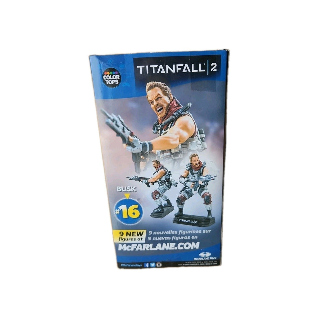 Mcfarlane Titanfall 2  Blisk Colour Tops Blue Wave 7" Action Figure NEW Ex Con