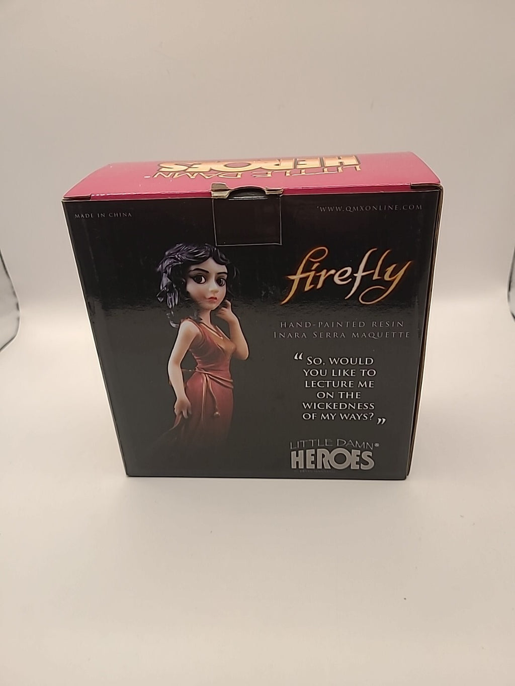 2012 QMX Firefly Little Damn Heroes Inara Serra Maquette Ltd Edition 2000 Figure