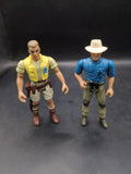 Kenner 1993 Jurassic Park Figures Alan Grant & Muldoon
