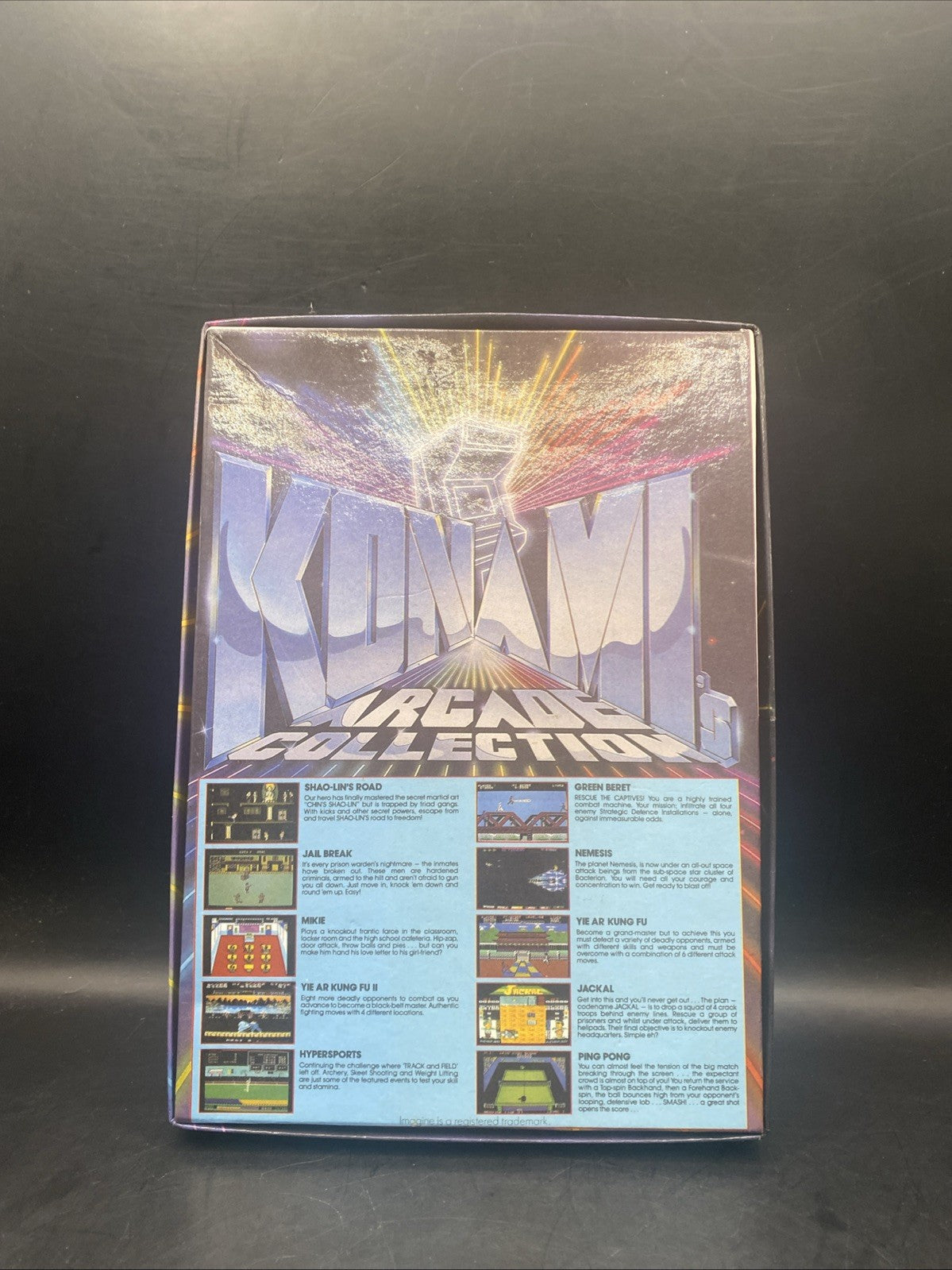 VINTAGE SPECTRUM KONAMI ARCADE COLLECTION TAPE CASSETTE VIDEO GAME 464 664 6128