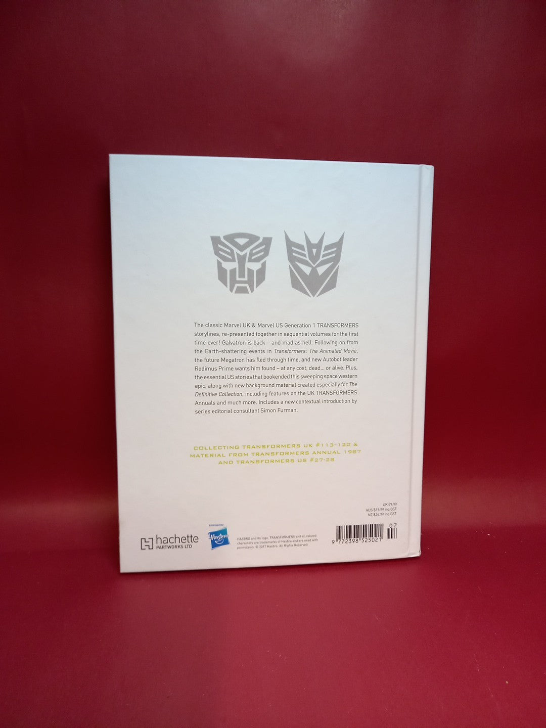 Transformers Definitive G1 Collection VOLUME 8 WANTED GALVATRON-DEAD OR ALIVE