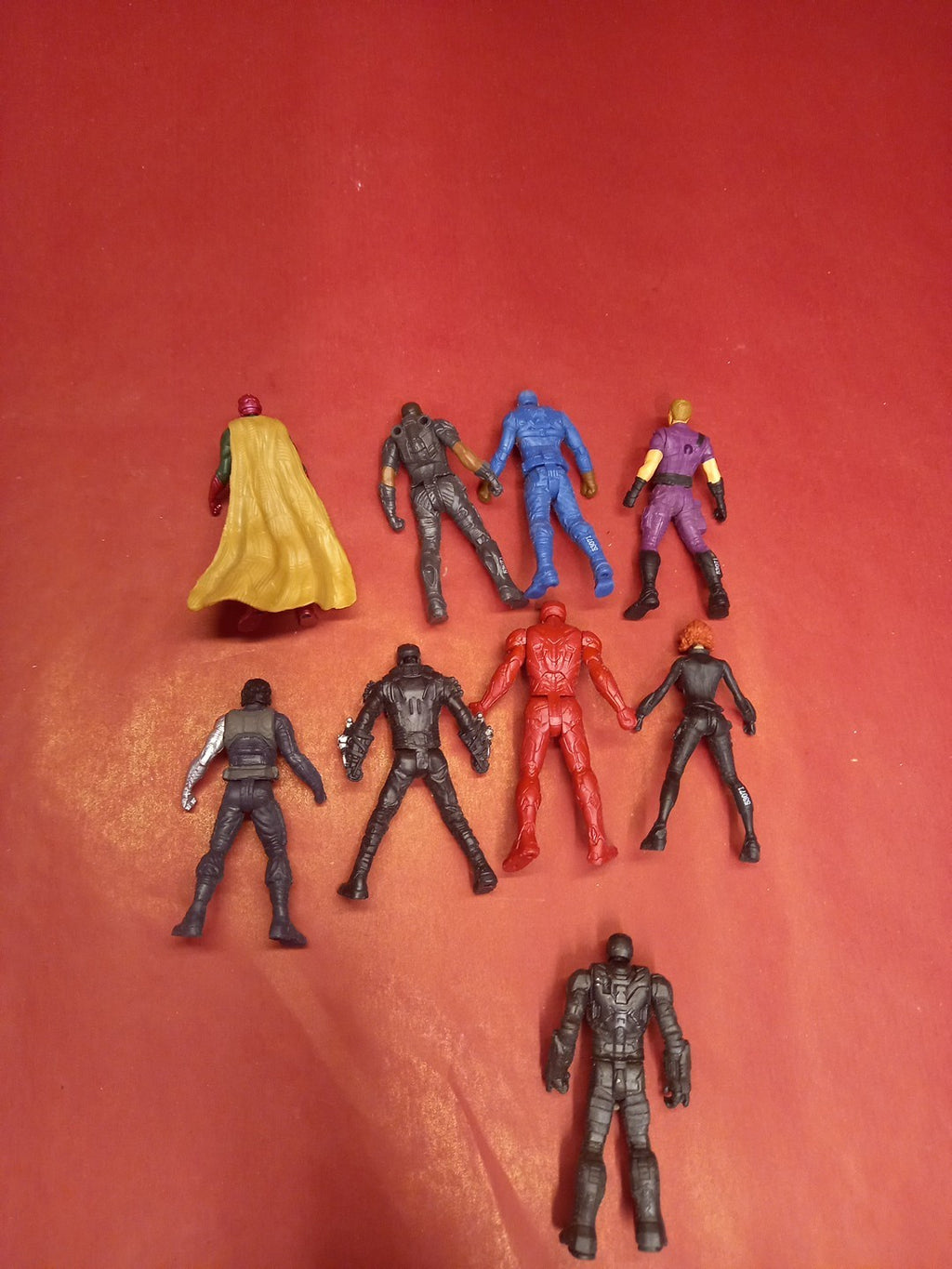 Marvel Miniverse Figures x 9 Inc Captain America Iron Man Vision & More