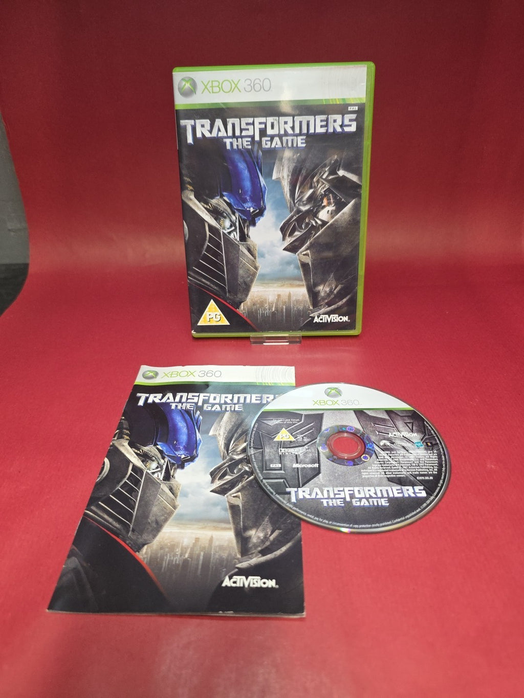Transformers: The Game (Xbox 360, PAL, incl. manual)