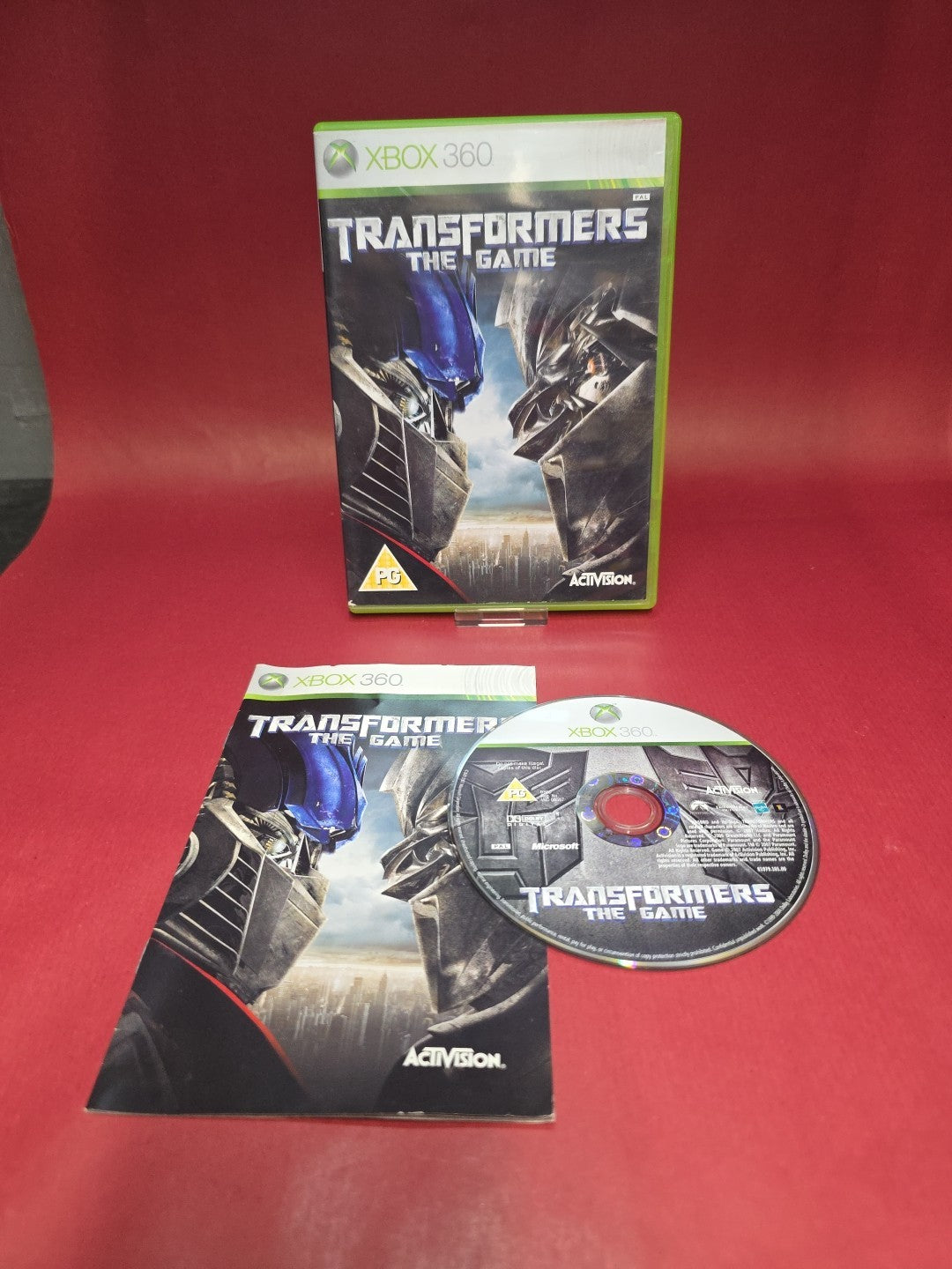 Transformers: The Game (Xbox 360, PAL, incl. manual)