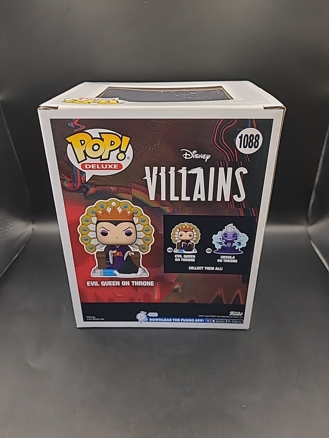 Evil Queen On Throne Disny Villains Funko Pop #1088