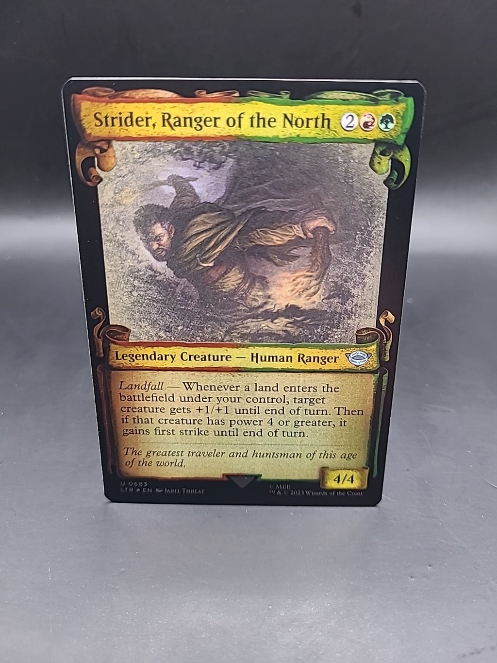 Strider, Ranger of the North (Showcase Scrolls) #683 (Foil) NM Lord of the Rings