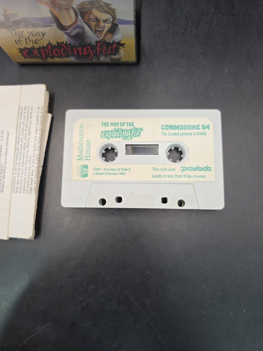 The Way of the Exploding Fist Commodore 64 Game Cassette Melbourne House