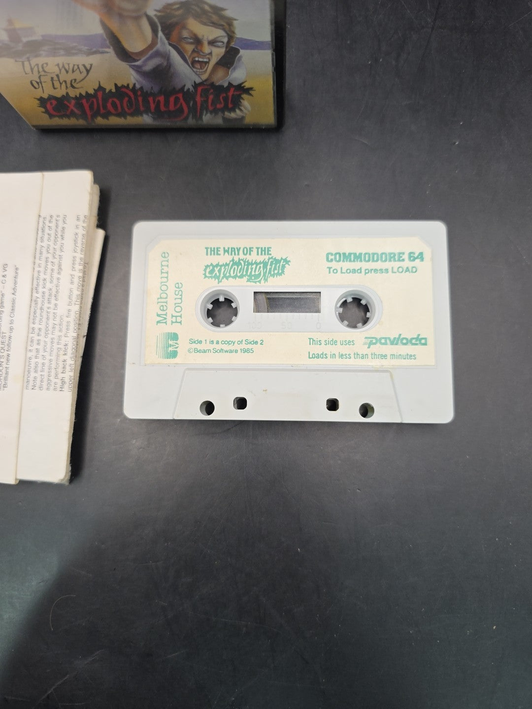 The Way of the Exploding Fist Commodore 64 Game Cassette Melbourne House