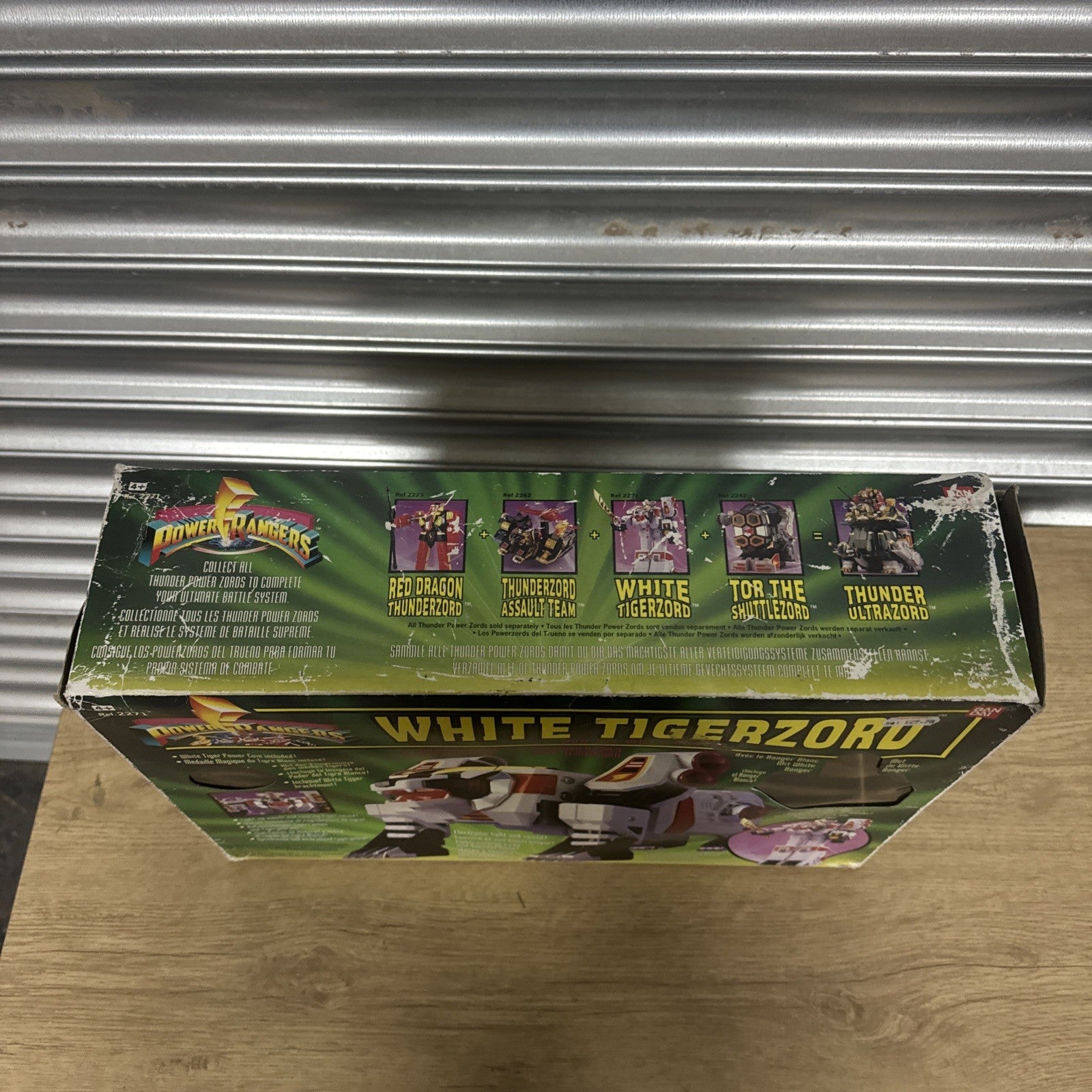 1994 Original Bandai Mighty Morphin Power Rangers White Tigerzord With Manual
