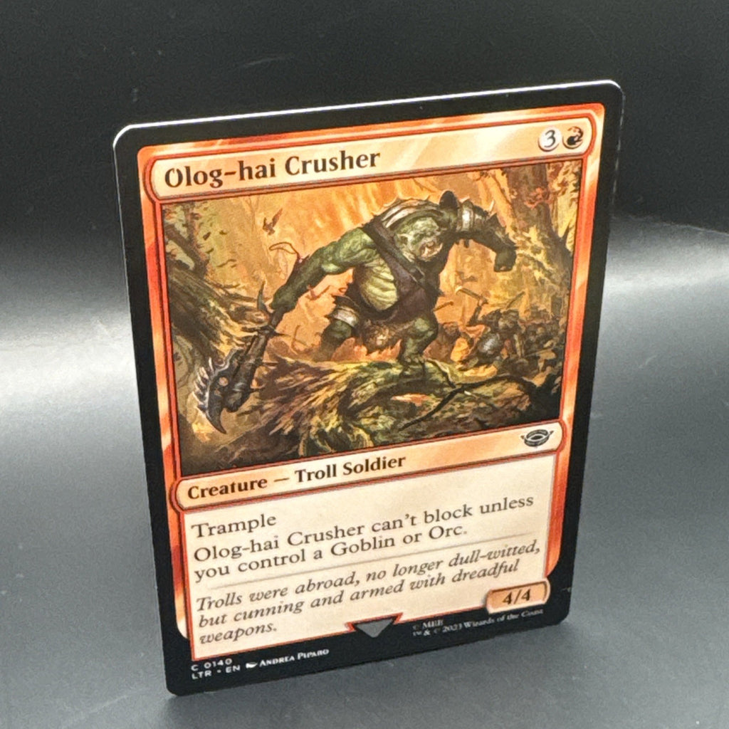 MTG Olog-hai Crusher (Foil) C0140 Lord of the Rings + 1 Regular Card