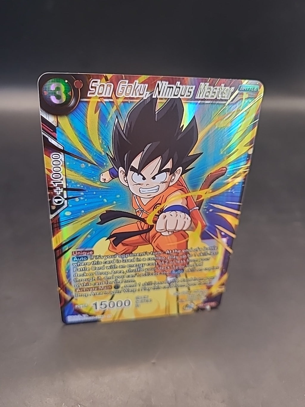 Son Goku, Nimbus Master DB3-003 SR MYTHIC GOLD - Dragon Ball Super Card Game